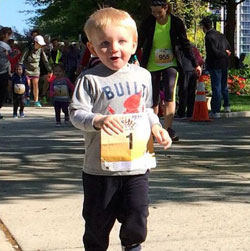 toddler boy running